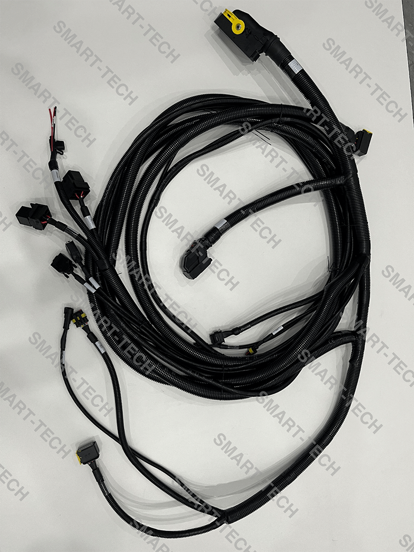 Excavator wiring harness 3